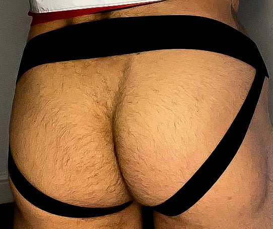 DRILL WEAR JOCK STRAP BLACK & RED