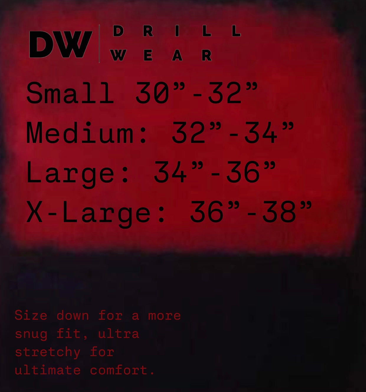 DRILL WEAR JOCK STRAP BLACK & RED